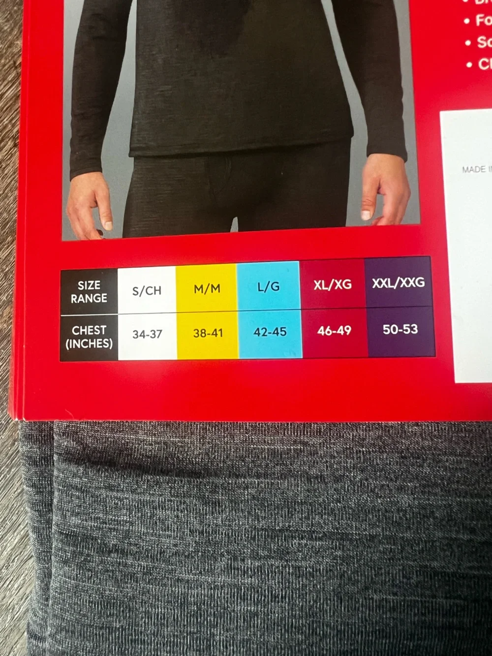 Free Country Force Grid Fleece Base Layer Top and Bottom-‎ Size Large